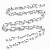 304 Stainless Steel Paperclip Chains CHS-S006-JN957-1-3