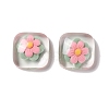 Transparent Resin Cabochons RESI-G034-A06-2