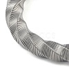 Non-Tarnish 304 Stainless Steel Twisted Bangles for Women BJEW-G706-01A-P-2