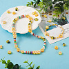 Fashewelry 100Pcs 4 Style Handmade Polymer Clay Beads CLAY-FW0001-05-16