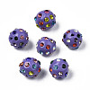 Polymer Clay Rhinestone Beads RB-T017-31C-A-1