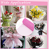 Plastic Grid Mesh Flower Bouquets Wrapping Paper DIY-WH0308-539C-6