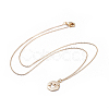 Real 18K Gold Plated Brass Pendants Necklaces NJEW-JN02421-02-1