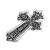 Opaque Acrylic Cross Theme Pendants OACR-I010-04A-2