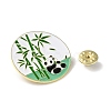 Panda with Bamboo Enamel Pins JEWB-A016-02A-03-3