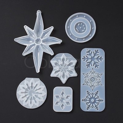 DIY Snowflake Wind Chime Making Kit DIY-D070-01P-1