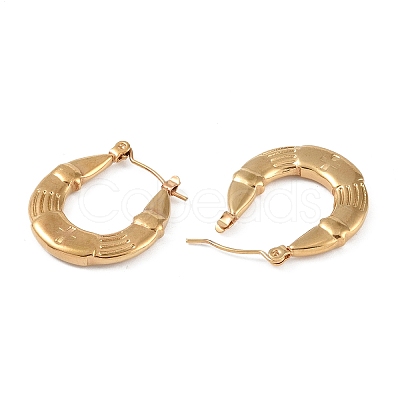 304 Stainless Steel Hoop Earrings EJEW-K278-20C-G-1