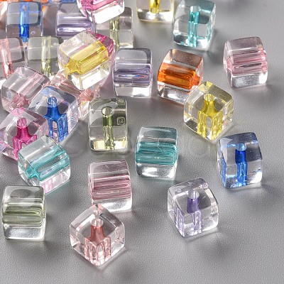 Transparent Acrylic Beads X-TACR-S154-12A-1