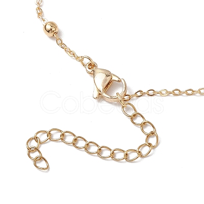 Electroplated Raw Natural Quartz Pendant Necklaces NJEW-JN04968-1