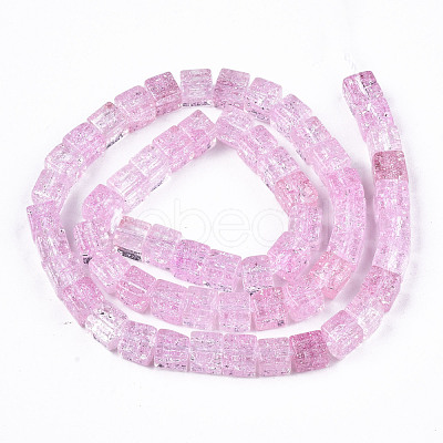 Crackle Glass Beads GLAA-S192-005F-1