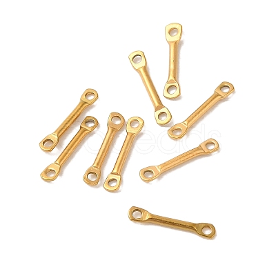 Ion Plating(IP) 304 Stainless Steel Connector Charms STAS-Q323-04B-G-1