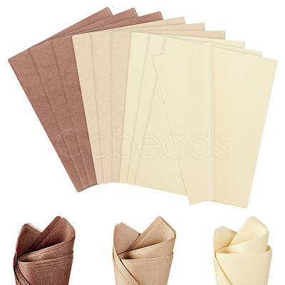 Olycraft 3Bags 3 Colors Rectangle Tissue Paper DIY-OC0010-91-1