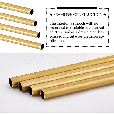 BENECREAT 16Pcs 2 Styles Custom Copper Tube KK-BC0007-98-1