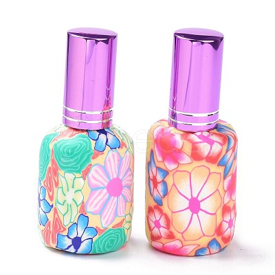 Refillable Polymer Clay Perfume Bottles MRMJ-K012-01-1