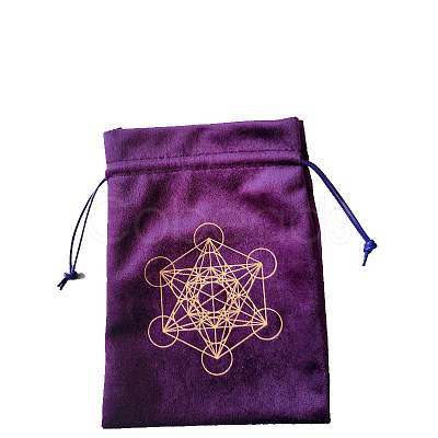 Velvet Tarot Cards Storage Bags ZODI-PW0002-01E-02-1