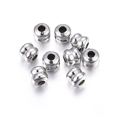 Non-Tarnish 304 Stainless Steel Beads X-STAS-F174-33P-1