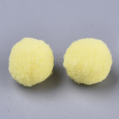 DIY Doll Craft Polyester High-elastic Pompon Ball AJEW-R093-01-E01-1