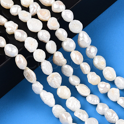 Natural Cultured Freshwater Pearl Beads Strands PEAR-N014-06A-1