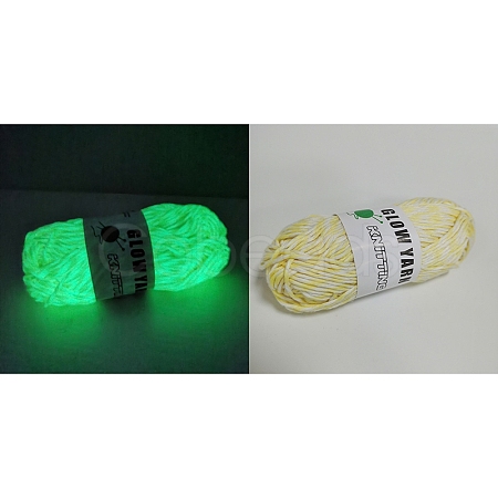 Luminous Two Tone Polyester Yarns PW-WG86519-05-1