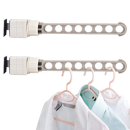 Portable Clothes Drying Rack AJEW-WH0083-09B-1