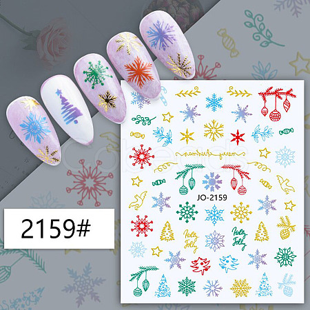 Christmas Theme Nail Art Stickers MRMJ-N033-2159-1
