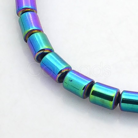Electroplate Non-magnetic Synthetic Hematite Beads Strands X-G-J210A-03-1