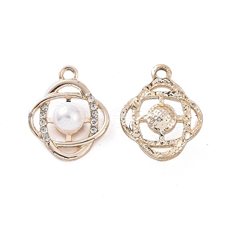 Alloy Rhinestone Pendants ALRI-C008-70LG-1