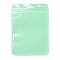 Rectangle Plastic Zip Lock Gift Bags, with Transparence Windows Resealable Bags, Aquamarine, 15x10.5x0.1cm, Unilateral Thickness: 2.5 Mil(0.065mm)