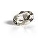 Preciosa&reg MAXIMA Crystal Fancy Stones, Czech Crystal, 435 12 601 Oval, Dura Foiling, Black Diamond, 14x10mm