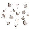 Craftdady 304 Stainless Steel Stud Earring Settings STAS-CD0001-01P-3