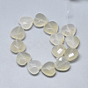 Natural White Agate Beads Strands X-G-S357-E02-10-2