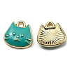 Golden Plated Alloy Charms ENAM-L042-01G-03-1