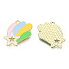 Alloy Enamel Pendants PALLOY-F286-13A-G-1