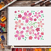 Plastic Reusable Drawing Painting Stencils Templates DIY-WH0172-434-6