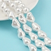 Electroplated Shell Pearl Beads Strands BSHE-M035-01A-05-2