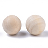Natural Wooden Round Ball WOOD-T014-20mm-2
