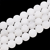 Natural White Jade Beads Strands X-G-T106-325-1