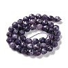 Natural Lepidolite Beads Strands G-NH0021-A07-01-3