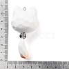 Opaque Resin Kitten Bell Big Pendants RESI-A032-01P-04-3