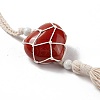 Natural Red Jasper Pendant Decorations HJEW-E579-01E-4