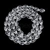 Transparent Glass Beads Strands EGLA-N013-T8mm-D01-2