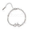 Non-Tarnish 304 Stainless Steel Bracelets BJEW-Q340-01P-1