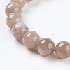 Natural Sunstone Beads Strands G-G099-12mm-14-3