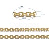 Brass Cable Chains CHC-034Y-G-NF-6
