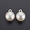 Electroplated ABS Plastic Imitation Pearl Pendants KY-T023-004-2