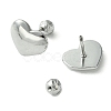 Non-Tarnish 304 Stainless Steel Ear Studs EJEW-Q801-01P-2