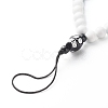 Opaque Acrylic Beads Mobile Straps HJEW-JM00527-3