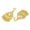 Bohemia Zinc Alloy Clip-on Earrings EJEW-C089-01F-G-2