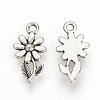 Tibetan Style Alloy Pendants X-TIBEP-Q064-158AS-RS-1