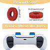 SUPERFINDINGS 40Pcs 4 Colors Sponge Style Joystick Positioning Auxiliary Ring for Game Console FIND-FH0005-22-6